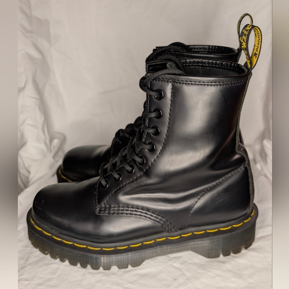 Dr. Martens 1460 Bex Black Leather Boots - Picture 2 of 5